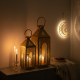 Metal Ramadan Lantern 2 Pcs